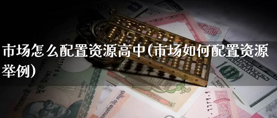 市场怎么配置资源高中(市场如何配置资源举例)_https://www.lchbfg.com_期货行情_第1张