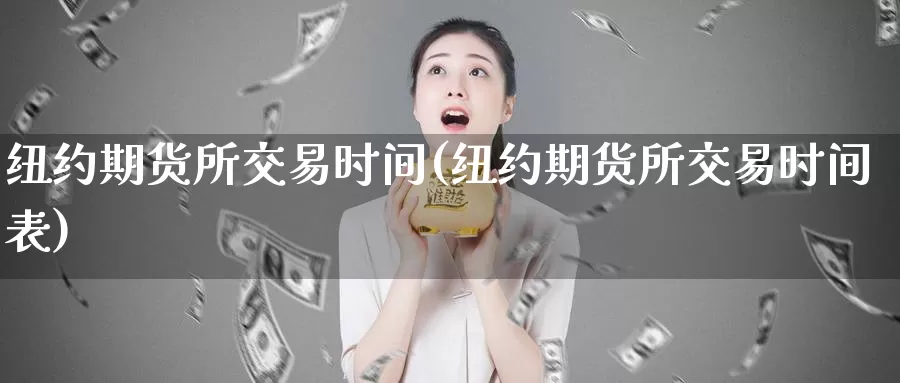 纽约期货所交易时间(纽约期货所交易时间表)_https://www.lchbfg.com_期货行情_第1张